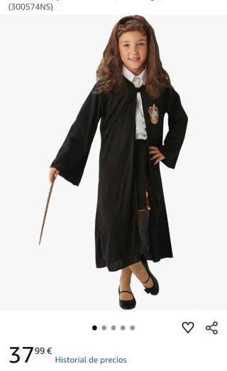 Disfraz Hermione Robe Harry Potter Talla Estándar