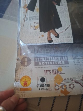 Disfraz Hermione Robe Harry Potter Talla Estándar