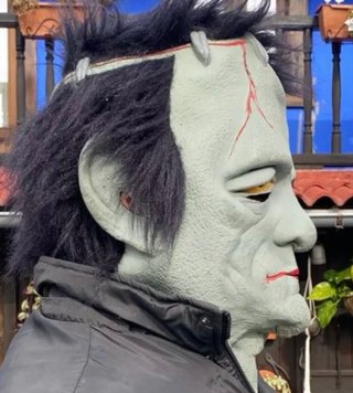 Máscara de látex Frankenstein Talla Única