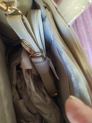 Bolso Pusheen Beige con pompón