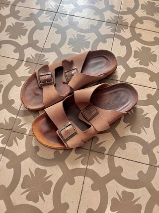 Sandalias estilo Birkenstock Piel Talla 41