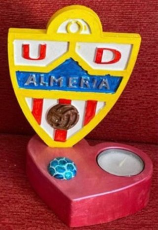 Porta Velas UD Almería Corazón