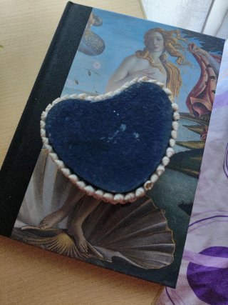 Joyero Corazón Conchas Marinas