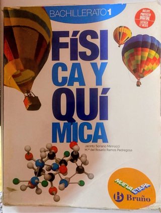 Libro fisica y quimica Bruño 1 bachillerato.