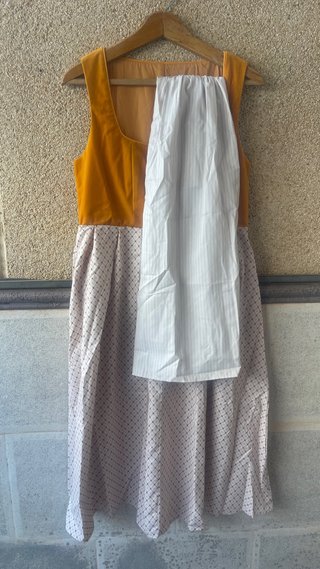 Vestido Dirndl • T.M o T.S • Mostaza • Sin Blusa