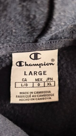 Sudadera Champion Azul Mujer