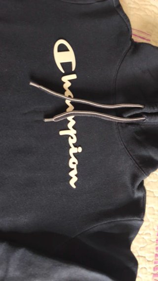 Sudadera Champion Azul Mujer