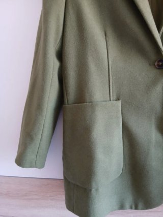 Chaqueta Mango Verde Oliva Talla M