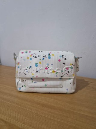 Bolso Desigual Neon Art Blanco Multicolor