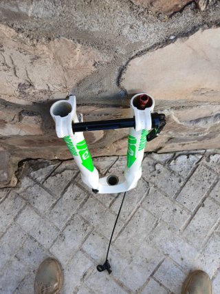 Horquilla Rock Shox 29 Blanca