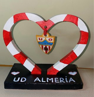 Decoración Corazón UD Almería