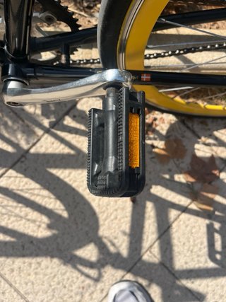 Bicicleta Fixie/Piñón Libre Negra Ruedas Amarillas
