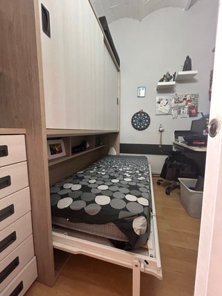 Cama juvenil abatible + armario 2 puertas