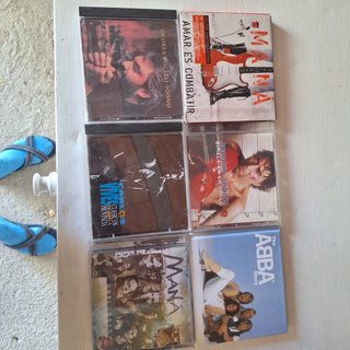 Lote 6 CDs: Maná, Sabina, Vives, ABBA, Bocelli