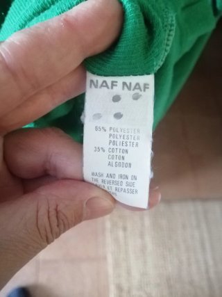Sudadera Naf Naf verde con capucha