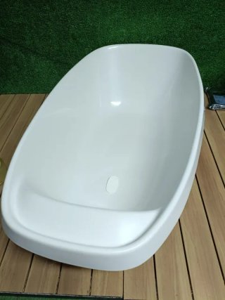 Orthex Bañera de 50 L con tapón | Blanco | Bañera