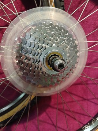 Ruote con cerchi FIR MS 24D e mozzi Shimano XT 7V.
