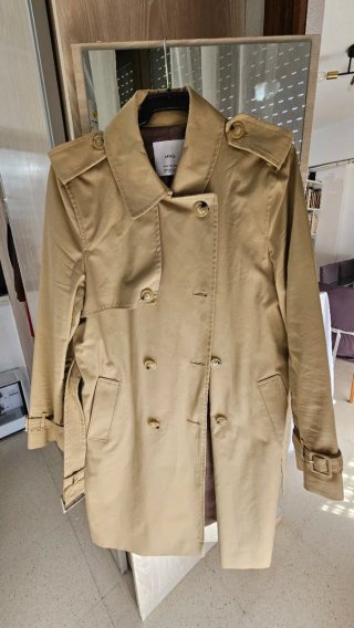 Gabardina MNG Beige Talla M