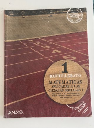 Matemáticas aplicadas a las Ciencias Sociales I...