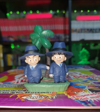 Figuras Goku y Krilin Traje Torneo