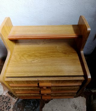 Mesilla 3 cajones madera