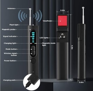 Detector de Camaras Espia y Localizadores GPS