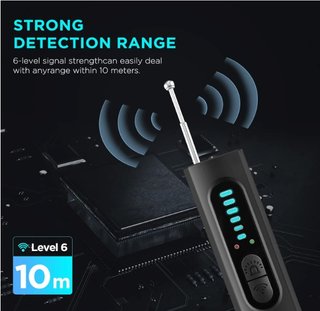 Detector de Camaras Espia y Localizadores GPS