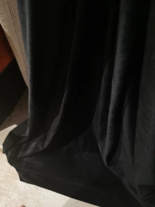 Cortinas de salón negras