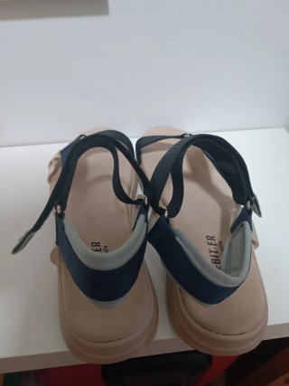 Sandalias FEEBILER Beige/Negro/Azul Talla 40
