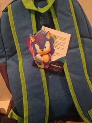 Mochila Sonic Prime Escolar
