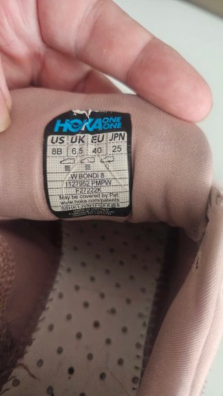 Zapatillas Hoka Bondi 8 Rosa