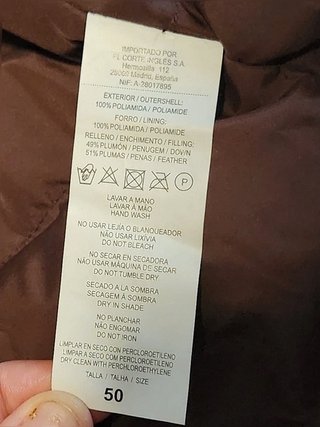 Abrigo de plumas emidio tucci t50