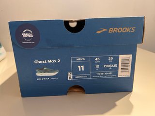Zapatillas Brooks Ghost Max 2 Azules/Verdes