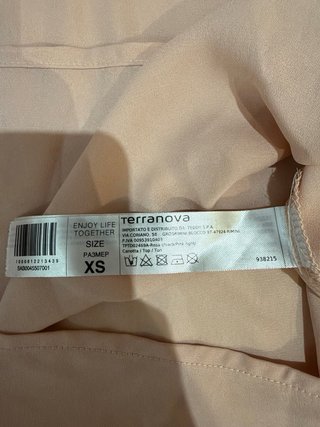 TERRANOVA | Camiseta de tirantes rosa talla XS