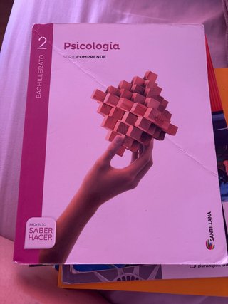 Psicología, Bachillerato 2 serie Comprende