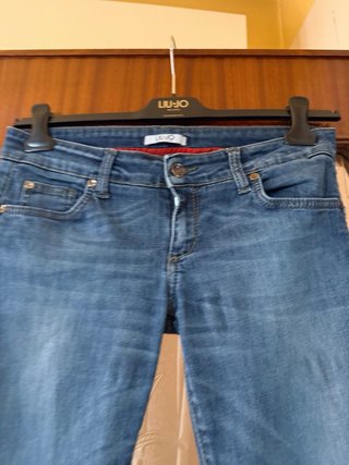 Jeans Liu Jo Blu Denim Zip Caviglia