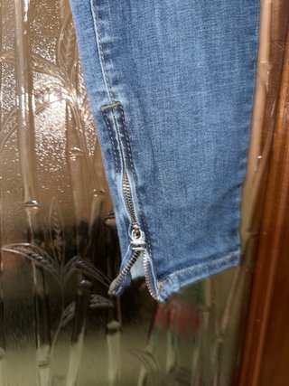 Jeans Liu Jo Blu Denim Zip Caviglia