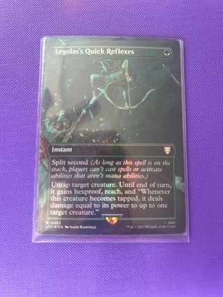 Legolas's Quick Reflexes Foil Magic Card