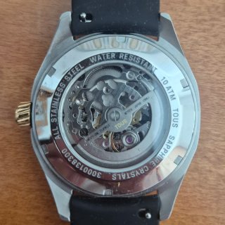 Reloj TOUS Automático Esqueleto Dorado