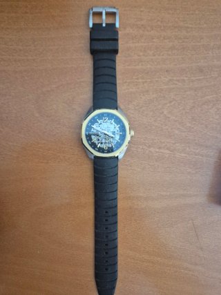 Reloj TOUS Automático Esqueleto Dorado