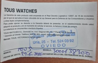 Reloj TOUS Automático Esqueleto Dorado