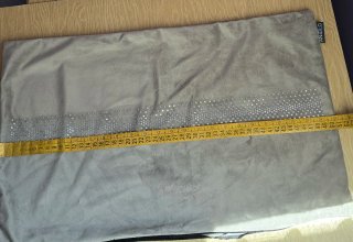 Funda de cojín ANELLO con pedrería