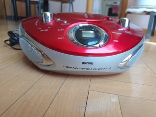 Reproductor MP3 CD Radio Rojo