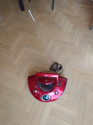 Reproductor MP3 CD Radio Rojo