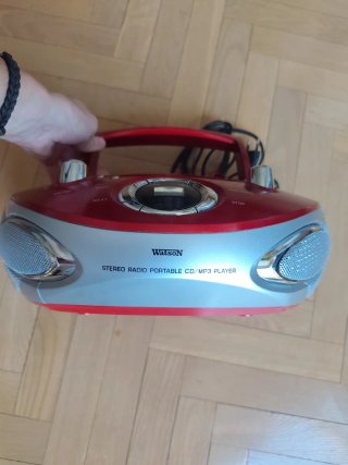 Reproductor MP3 CD Radio Rojo