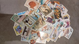 Lote 400 sellos del mundo usados