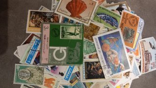 Lote 400 sellos del mundo usados