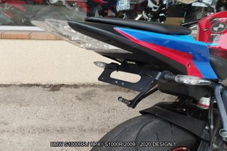 Portamatrículas BMW S1000R S1000RR HP4 2009 - 2020