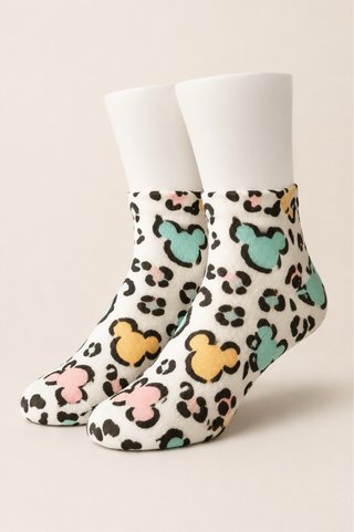 Calcetines Mickey Mouse Animal Print Talla Única