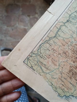 Mapa Antiguo Alpes Mar Adriático